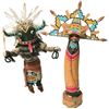 Image 1 : 2 Hopi Kachina Carvings