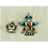 Image 2 : 2 Zuni Inlay Pins