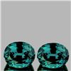 Image 1 : NATURAL PREMIUM BLUISH GREEN SAPPHIRE Pair - FL