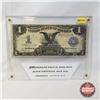 Image 1 : 1899 American Eagle $1 Bank Note Silver Certificate "Blue Seal" (Signatures: Speelman & White S/N#V3