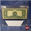 Image 2 : 1899 American Eagle $1 Bank Note Silver Certificate "Blue Seal" (Signatures: Speelman & White S/N#V3
