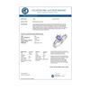Image 2 : 1.08 CTW Tanzanite & Diamond Ring 10K White Gold - REF-31T3M - 11426