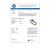 Image 3 : 1.01 CTW Certified H-SI/I Quality Diamond Solitaire Engagement Ring 10K Yellow Gold - REF-199N5Y - 3