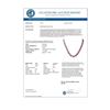Image 2 : 26 CTW Ruby & Diamond Necklace 14K White Gold - REF-709A3X - 11715