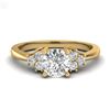 Image 2 : 0.75 CTW VS/SI Diamond Ring 18K Yellow Gold - REF-131W3F - 36934