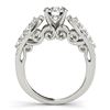 Image 2 : 1.7 CTW Certified VS/SI Diamond Solitaire Ring 18K White Gold - REF-414W9F - 27873