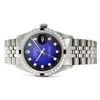 Image 2 : Rolex Men's Stainless Steel, QuickSet, Diam Dial & Diam/Sapphire Bezel - REF-521H2W