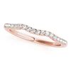 Image 5 : 1.71 CTW Certified VS/SI Diamond Solitaire 2Pc Wedding Set 14K Rose Gold - REF-248Y2K - 31902