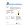 Image 2 : 1.0 CTW Garnet & Diamond Pendant 10K Yellow Gold - REF-9N3Y - 12813