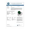 Image 3 : 6.50 CTW Emerald & Diamond Ring 18K White Gold - REF-122T2M - 11897