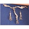 Image 4 : AVON V-NECKLACE & EARRINGS - MARCH STONES - LOOKS NEW