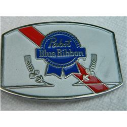 BELT BUCKLE - PABST BLUE RIBBON - 3 ½"  X 2 ½"