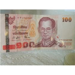 PAPER NOTE - THAILAND - 100 BAHT