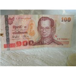 PAPER NOTE - THAILAND - 100 BAHT