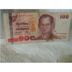 PAPER NOTE - THAILAND - 100 BAHT