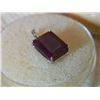 Image 3 : **** FEATURE ITEM **** PENDANT - 4.39 CT RUBY IN 10KT SOLID WHTIE GOLD - INCLUDES CERTIFICATE $800