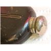 Image 4 : **** ESTATE FEATURE **** FLASK - JAMES DIXON & SON NICKEL PLATED, LEATHER - GLASS INTERIOR