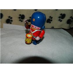 METAL WIND-UP TOY - DRUMMER