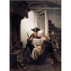 David Col , De laatste berichten (1857) , 1822-1900 ,  , Belgian School