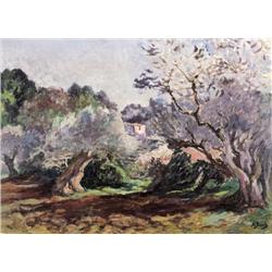 Anna Boch , Paysage provençal (ca. 1910) , 1848-1936 ,  , Belgian School