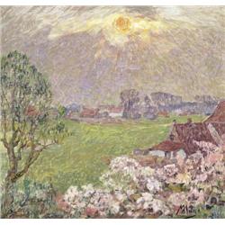 Modest Huys , 't Ontwaken der Lente (1921) , 1874-1932 ,  , Belgian School