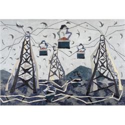 Pol Bury , Compositie (ca. 1947) , 1922- ,  , Belgian School