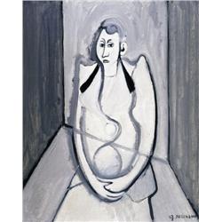 Gaston Bertrand , Portrait de dame (1947) , 1910-1994 ,  , Belgian School