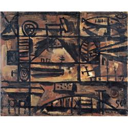 Gonzalo Fonseca , Pintura y arte constructivo - Constructivo con grafismo , 1922-1997 ,  , Uruguayan