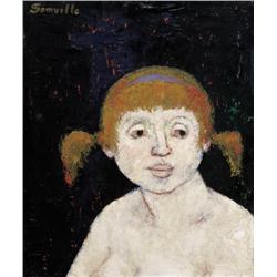 Roger Somville , Jeune fille (1964) , 1923- ,  , Belgian School