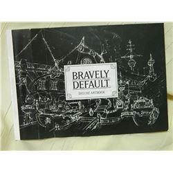 BRAVELY DEFAULT - DELUS ART BOOK - COVER HAS FOLDS