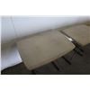 Image 2 : Folding Tables (Small) 4pcs 30" x 19.5" x 28" H