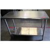 Image 1 : NSF Trinity Stainless Steel Prep Table w/ Undershelf 48" x 24" x 35" H