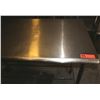 Image 2 : Stainless Steel Rolling Prep Table w/ Wire Rack