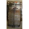 Image 1 : Large Speed Rack with Approx 40 Full Size Sheet Pans