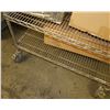 Image 2 : Stainless Steel Double-Handle Rolling Cart (Contents not included) 35" x 24" x 40" H