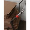 Image 2 : Stainless Steel Double-Handle Rolling Cart 35" x 24" x 40" H