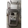 Image 2 : Large Speed Rack 28.5" x 36" x 68" H & Approx 20 Full Size Sheet Pans