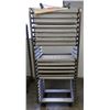 Image 1 : Speed Rack 28.5" x 18" x 68" H & Approx 50 Full Size Sheet Pans