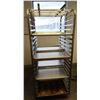 Image 2 : Large Speed Rack 28" x 36" x 68" H & Approx 9  Full Size Sheet Pans