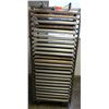 Image 1 : Speed Rack 28" x 18" x 68" H & Approx 55 Full Size Sheet Pans