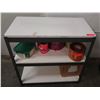 Image 1 : Utility Table w/ Shelving 36" x 18" x 36.5" H