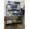 Image 1 : Stainless Steel Prep Table w/ Top Shelving (Contents Not Included) 60" x 30" x 35" H