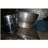 Image 2 : Various Metal Mixing Bowls, Colanders, Sifters, etc.