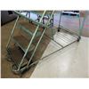 Image 2 : Tall Rolling Commercial Safety Ladder - 10 Steps