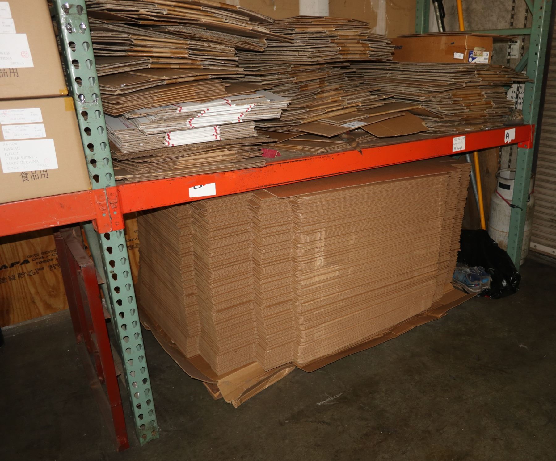 Warehouse Pallet Racking System - 4 Uprights, 18 Cross Beams