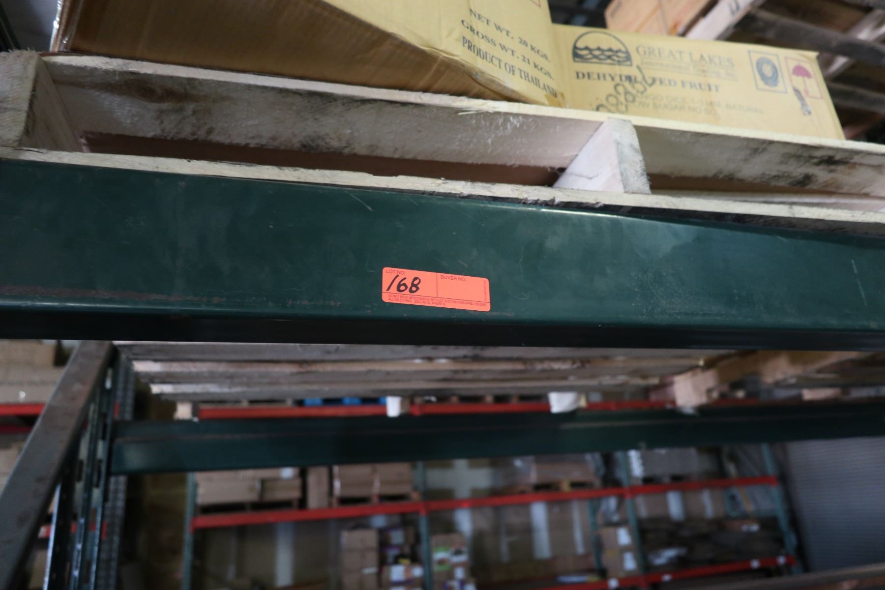 Warehouse Pallet Racking System - 2 Uprights, 6 Cross Beams