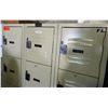 Image 2 : Qty 3 Tan Vertical Lockers Units 36" x 15" x 66" H