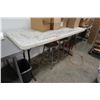 Image 1 : White Folding Utility Table (table only)