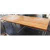 Image 1 : Butcher Block Table