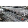 Image 2 : Stainless Steel Wire Shelving Unit  w/ Wheels